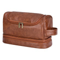 Leather Toiletry Bag| Cosmatic Grooming Organizer