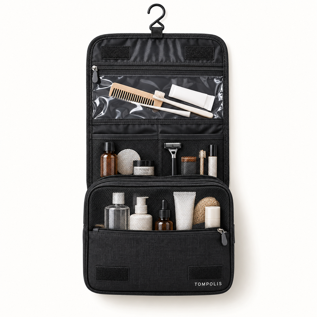TOMPOLIS Hanging Travel Toiletry Bag