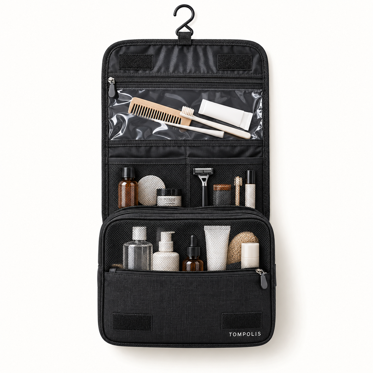 TOMPOLIS Hanging Travel Toiletry Bag