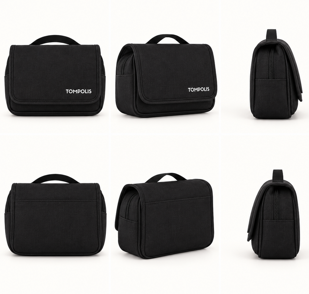 TOMPOLIS Hanging Travel Toiletry Bag