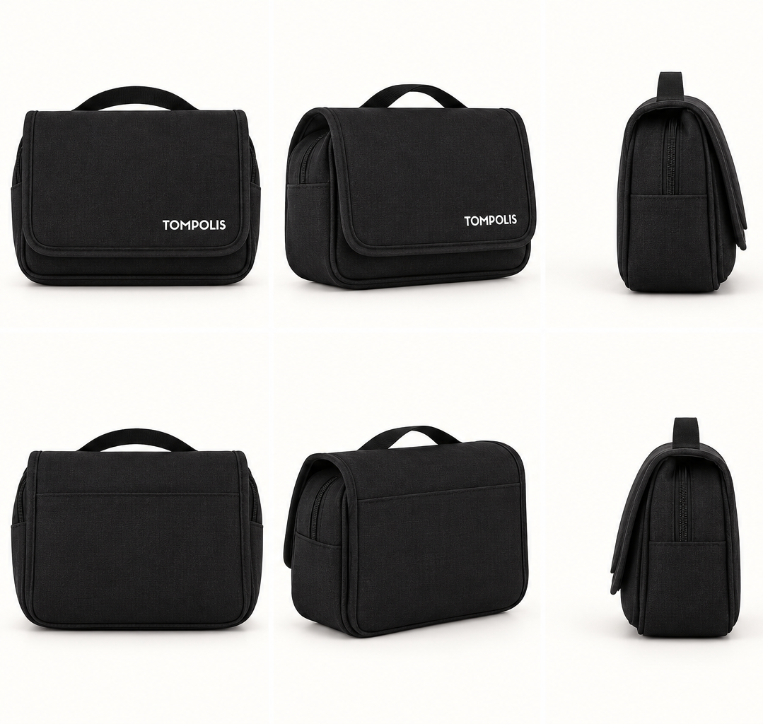 TOMPOLIS Hanging Travel Toiletry Bag