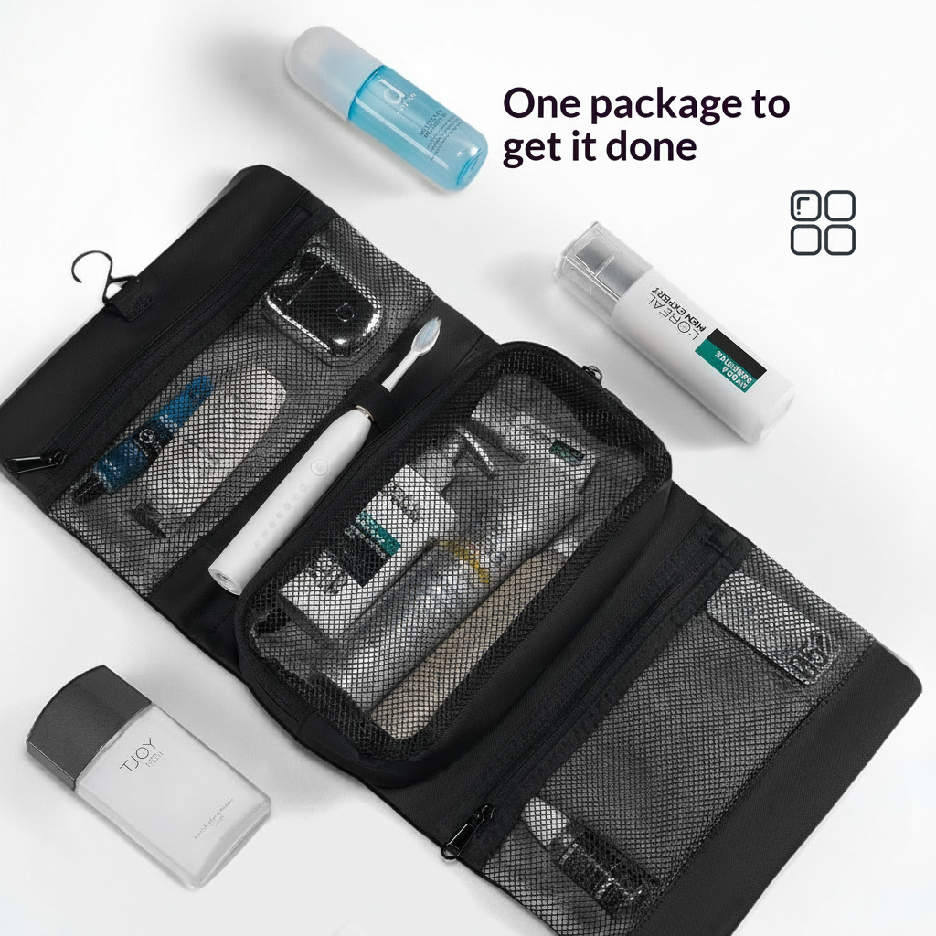 Large Capacity Travel Toiletry Bag